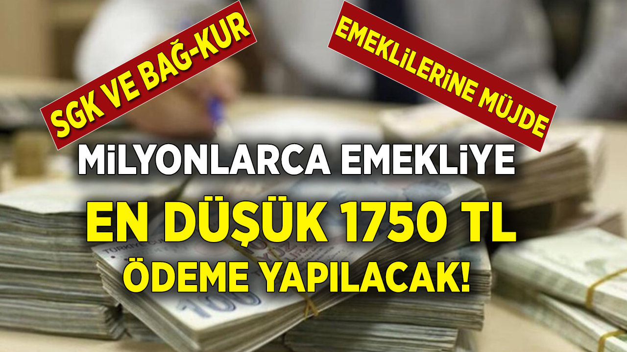 SGK, Bağkur, SSK Emeklilerine müjde üstüne müjde! Başvuran herkese ATM'den anında 1.750 TL Ödeme yapılacak...