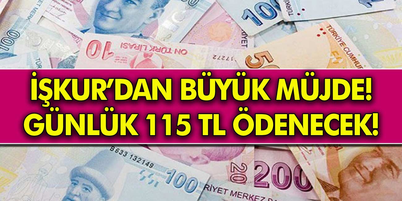 Herkesin Hesabına Günlük 115 TL Ödeme Yapılacak! İŞKUR'dan o meslekleri öğrenenlere maddi destek sağlanıyor!