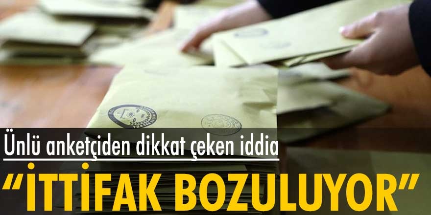 MetroPOLL Araştırma Şirketi Başkanı Özer Sencar'dan Cumhur İttifakı'na kötü haber! İttifak bozuluyor...